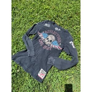 Rare y2k Vintage Affliction Top size medium